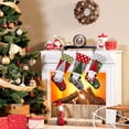 thumbnail image 4 of 3 Piezas Medias Navideñas Decoraciones Navideñas Regalos Bolsas de Regalo Papá Noel Muñeco de Nieve Alce Colgantes de Árbol de Navidad Medias Navideñas, 4 of 5