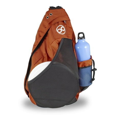 Infinite Discs Slinger Disc Golf Backpack for Quick Disc Storage 8-12 Discs in Your Bag (Orange)