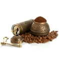thumbnail image 6 of Crystalia Antique Gold Manual Coffee Grinder with Adjustable Coarseness, 6 of 11
