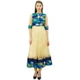 thumbnail image 2 of Bimba Kurta Anarkali pour Femme Kurti de Designer Ethnique Indienne Longue Robe Blouse Évasée, 2 of 9