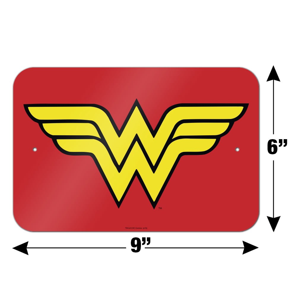 Wonder Woman Classic Logo Home Business Office Sign - Walmart.com