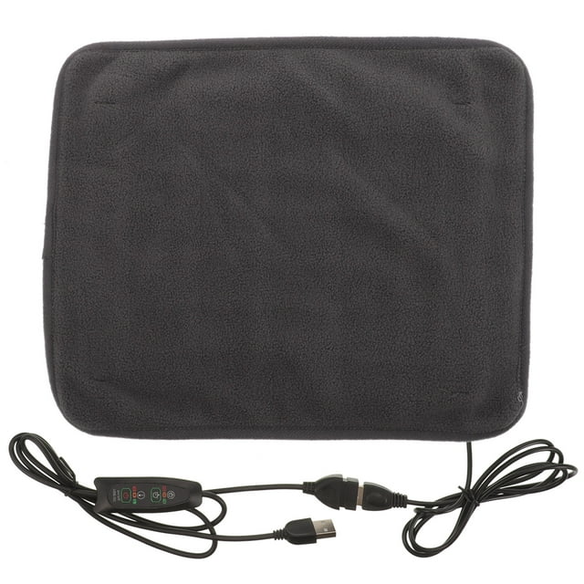 1Ensemble Coussin Chauffant pour Animaux de Compagnie, Lit Chauffant Isolé pour Animaux de Compagnie, Utilisation Intérieure avec Technologie Auto-Chauffante Alimentée par USB