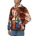 thumbnail image 2 of Lsque Chucky for Mens Full-zip Hoodie, Zip-up Pullover Hooded Sweatshirt, Kangaroo Pocket Hoodie Ideal for Daily Wear, Travel, and Home-XX-Large, 2 of 8