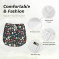 thumbnail image 4 of Salouo Holiday Christmas Cookies Print Women's 2 in 1 Running Shorts Double-Layer Shorts Athletic Workout Gym Yoga Shorts Running Shorts for Women-Small, 4 of 7