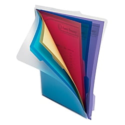 Project Folder Letter - Office Depot 5-Folder Poly Project Organizer, Letter Size, Assorted Colors (No Color Choice), 9109