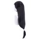 thumbnail image 1 of Peluca negra para cosplay, larga, trenzada, 80 cm, resistente al calor, sintética, 1 of 2