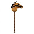thumbnail image 2 of Lipstore Stick Horse Handcrafted Pretend Play Neighing Galloping Sounds with Sound light brown B, 2 of 8