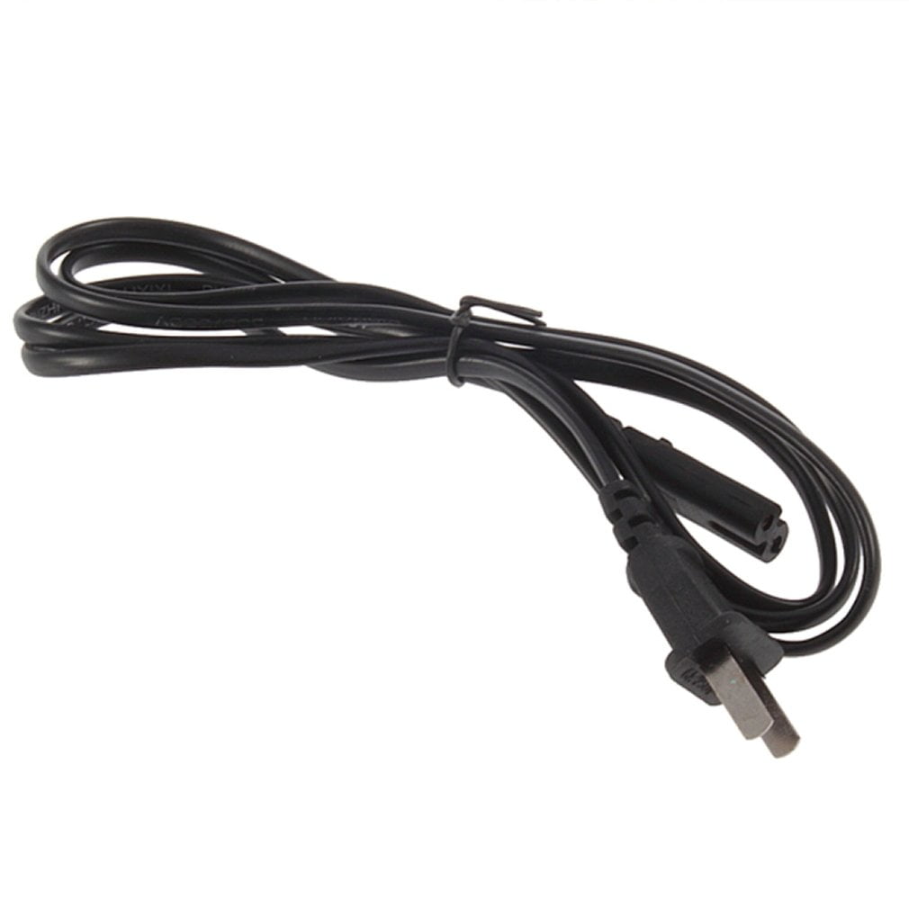 US 2-Prong Port AC Power Cord/Cable for PS2 PS3 Slim 