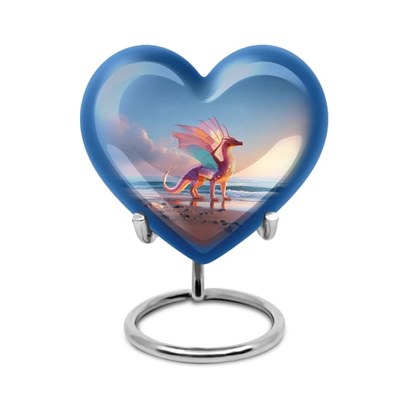 SABURIAL Dragon Urn - Funeral Urn Ashes - 3 Inch - Pack Of 1 - Memorial Urns For Male & Female - Unique Urns For Adult Human - Cremation Keepsakes For Ashes