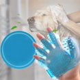 thumbnail image 1 of 1pc Pet Bathing Massage Glove Brush For Dogs, Rubber Material With Soft Bristles, Random Color Selection, Assorted Color, 1 of 5