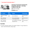 thumbnail image 2 of Automatic Transmission Overhaul Kit - Compatible with 2014 - 2015 Ram ProMaster 3500 FWD, 2 of 2