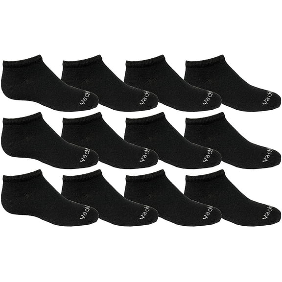 Yacht & Smith Mens Ribbed Combed Cotton Dress Socks, Black, Bulk Packs (24 Pairs)