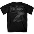 thumbnail image 3 of 2022 Sturgis Motorcycle Rally SPB1025 Men’s Pencil Eagle Black T Shirt 3X-Large, 3 of 5