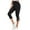 Black, variant on XWSHYW Joggers for Women Women Quick Drying Tight Fitting Fashionable Elastic Fitness Pants with Split Leg Yoga Pants
