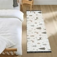 thumbnail image 3 of Yayeee Runner Rug for Bedroom 2'x6' Machine Washable Hallway Non Slip Mat, Christmas Forest, 3 of 8