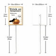 thumbnail image 6 of Eveokoki Trick Or Treaters Welcome Here Aluminum Decorative Garden Stakes - Outdoor Halloween Decor for Home, Yard Signs for Garden Lawn Patio 8x12Inch, 6 of 6