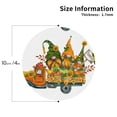 thumbnail image 3 of Disketp Thanksgiving Truck Funny Coasters,6 Pcs Leather Coasters With Holder, Perfect Housewarming Hostess Gifts,Protect Furniture From Water Marks Scratch And Damage, 3 of 9
