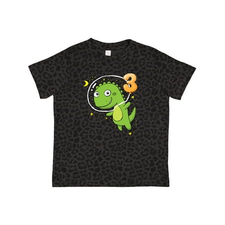 

Inktastic Dinosaur Astronaut 3rd Gift Toddler Boy or Toddler Girl T-Shirt