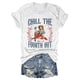 thumbnail image 4 of Blusas de Manga Corta para las Mujeres Divertida Impresión Cuello Redondo Camiseta Vintage, Blusas de Primavera para las Mujeres, 4 of 4
