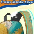 thumbnail image 5 of Blue and Gold Marble Pattern 17" Waterproof Oxford School Backpacks for Teens, S-Shape Padded Straps, for School, Travel, Hiking, Camping, 5 of 5