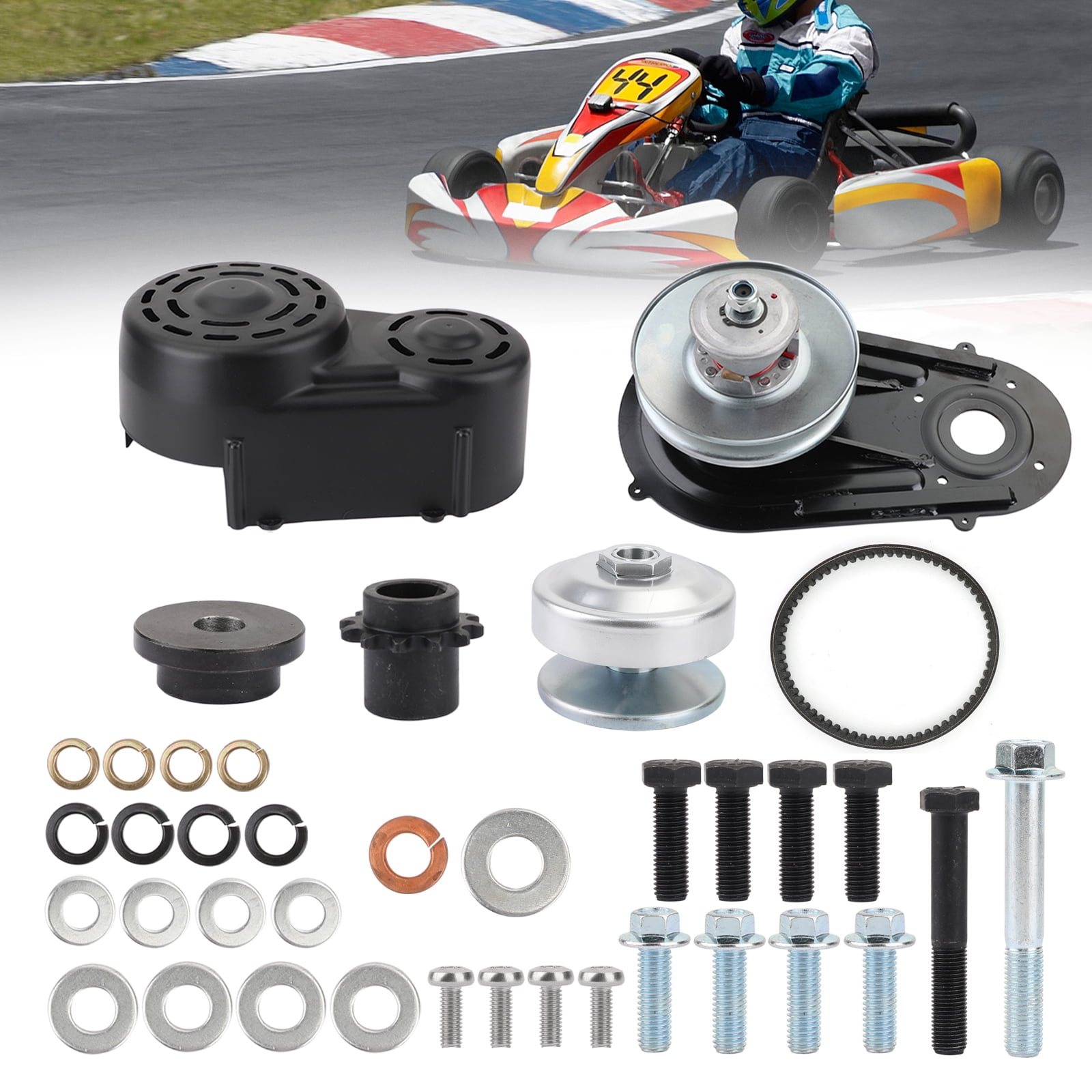 Mad 40 Series Torque Converter Kit with Backplate, Clutch Pulleys, Belt & Cover