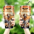 thumbnail image 4 of Mummy Golden Retriever Happy Halloween with Pumpkins Bats Spooky Fun 30oz Stainless Steel Tumbler Insulated Cup with Lid Goldens Dog Lover Gifts Idea - 00019, 4 of 5