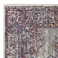 thumbnail image 5 of SAFAVIEH Valencia Keighley Floral Bordered Polyester Runner Rug, Ivory/Red, 2'3" x 8', 5 of 7