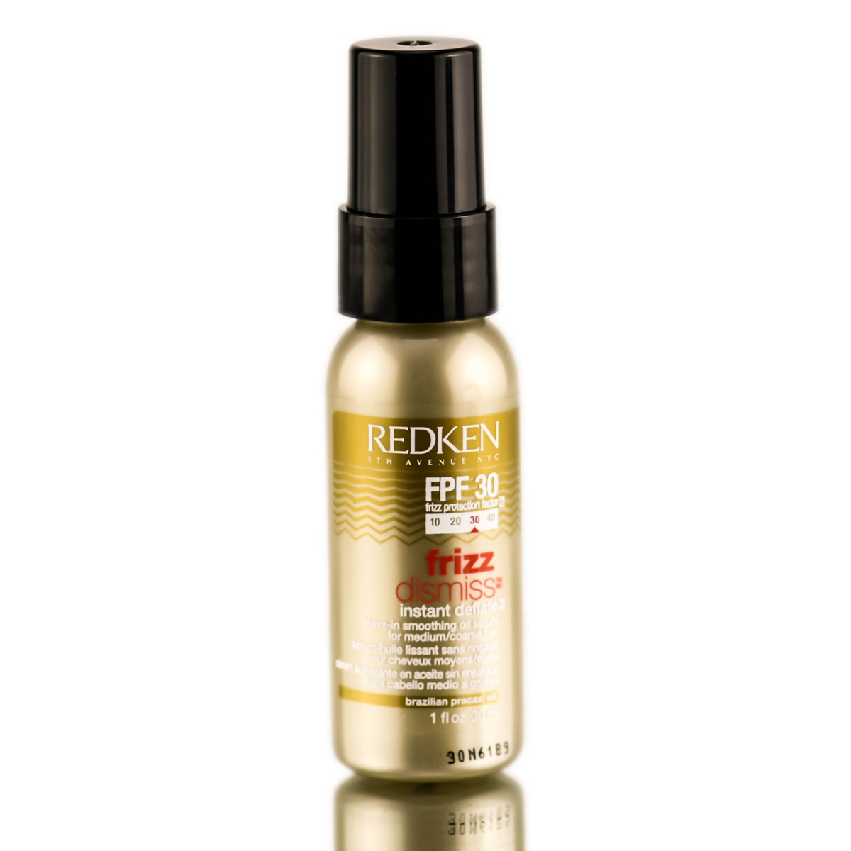 Frizz Dismiss Fpf 30 Instant Deflate LeaveInSmoothing Oil Serum By