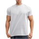 thumbnail image 2 of pstuiky camisetas para hombre, Blusas casuales de verano para hombre, de manga corta, color liso, con cuello redondo y para fitness camisas casuales para hombre xl, 2 of 4