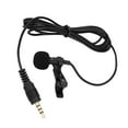 thumbnail image 1 of Langgg Microphone à Clipser Col Rabattu Lavalier Filaire Micro Entretien Discours Microphone Portable, 2 Pcs, 1 of 8