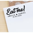 thumbnail image 3 of Printtoo Personalized Red Self Inking Eat Me Stamp Custom Wedding Favor Rubber Stamper-68 x 30 mm, 3 of 6