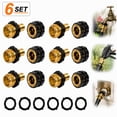 thumbnail image 7 of Sherry Garden Hose Quick Connector, 3/4 Inch Male and Female Garden Hose Fitting Quick Connector, 6 Set, 7 of 7