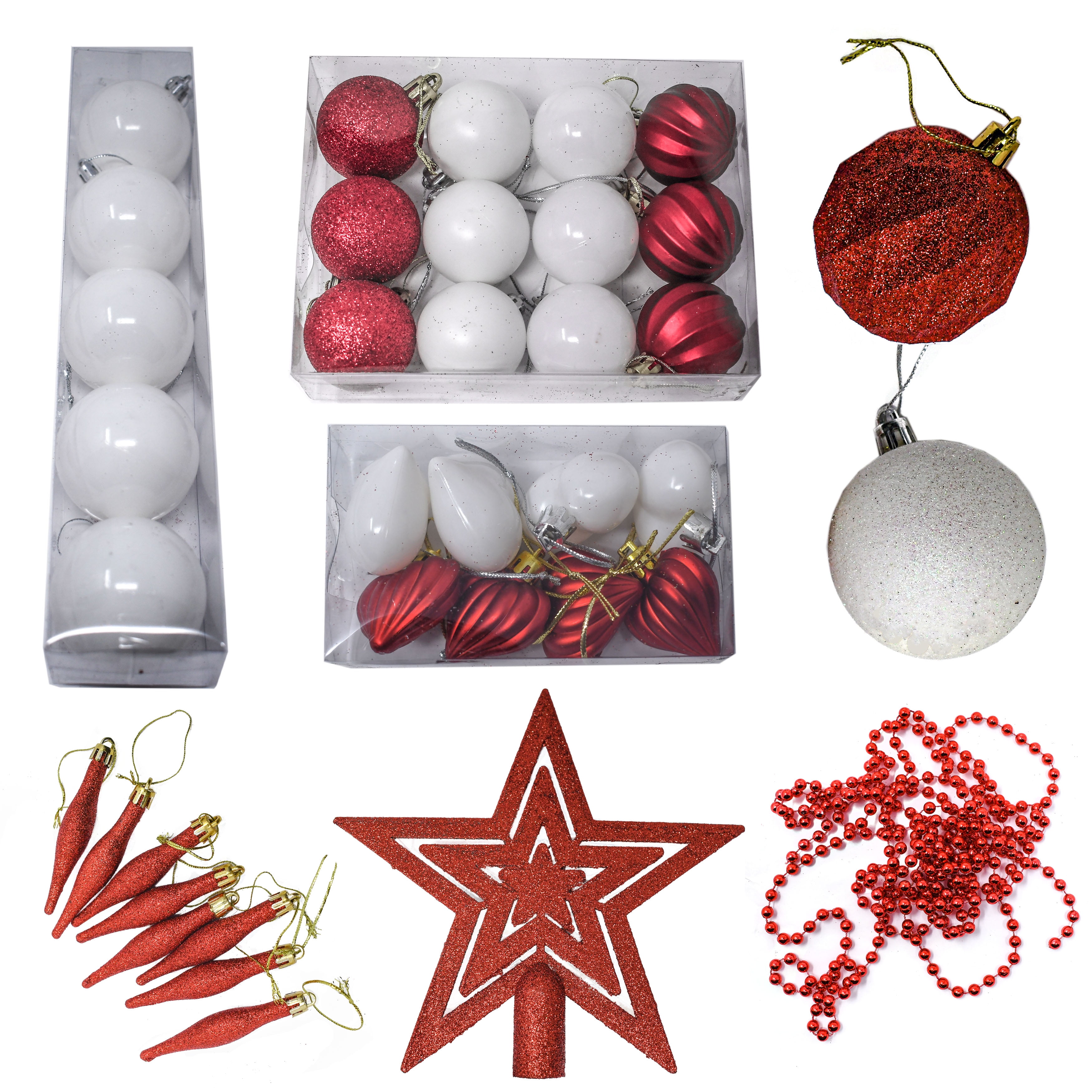 ALEKO CHB015 Shatterproof Complete Holiday Ornament and