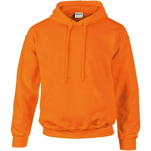 "Gildan G125 DryBlend Adult Hooded Sweatshirt, Safety Orange, XX-Large"