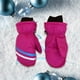 thumbnail image 2 of Wosthever 3 pares de manoplas para niños, guantes Unisex impermeables de invierno con gancho, accesorios fáciles de combinar, suministros de Suministros térmicos Rosa roja L, 2 of 6