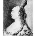 thumbnail image 2 of Elizabeth Petrovna N(1709-1762). Empress Of Russia 1741-62. Crayon Drawing By Jean-Michel Moreau The Younger 1758., 2 of 4