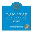 Oak Leaf Vineyards Moscato White Wine International, 750 ml Bottle, 10