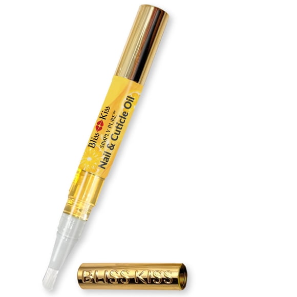 Beso de felicidad | 1 fragancia crujiente | Lápiz para cutículas con aceite para uñas con vitamina E y jojoba, fortalecedor de uñas, tratamiento para el crecimiento de las uñas, para pelar las uñas fr