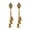 Gold 1, variant on Vintage Tassel Ethnic Gypsy Drop Stud Earrings Jhumka Wedding Indian Jewelry -Silver