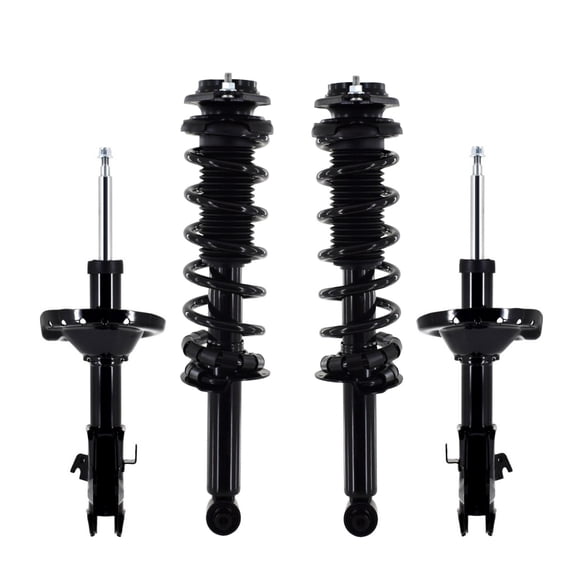 Set 4 Front Strut-Rear Quick Complete Strut-Coil Spring For 2018 Subaru Forester