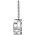 thumbnail image 2 of 14K White Gold 14Kw True Origin Lab Grown Diamond Vs/Si, D E F, Floral Pendant Necklace (18 X 9.03) Made In India pm6345-050-wld, 2 of 5