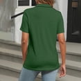thumbnail image 7 of DORKASM Womens Polo Shirts Short Sleeve Button Lapel Collared Summer Tops Business Casual Basic Tees Dark Green M, 7 of 7