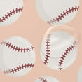 thumbnail image 4 of Coolnut Baseball Print Shower Curtain Bathroom Decor Watercolor Shower Curtain Sets Fabric Cloth Bathroom Curtains with Hooks 60x72 Inch, 4 of 6