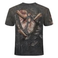 thumbnail image 2 of 3D Graphic Skull T-Shirts for Men Funny Printed Short Sleeve Tee Shirts Skull Short Sleeve Tees, 2 of 2