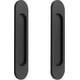 thumbnail image 1 of Set of 2 Self-Adhesive Matte Black Aluminum Alloy Oval Sliding Door Handles, No Punching for Sliding Barn Doors, Windows, Cabinets, 1 of 5