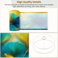 thumbnail image 4 of Botanical Linen Drum Lampshades Abstract Ginkgo Leaves Blue Yellow Gradient Art 13"x13"x10" Light Shade for Table Lamps Floor Lamp Shades Lampshade Replacement Assembly Required, 4 of 8