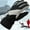 Gray, variant on Mens Waterproof Gauntlet Snow Ski Gloves Winter Sport Snowboarding Windproof Warm