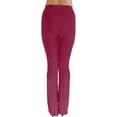 thumbnail image 3 of Vivian's Fashions Flare Bottom Pants, Junior Size (Burgundy, Small), 3 of 3