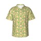 thumbnail image 1 of Balery Cartoon Fox 2 Camisas hawaianas de manga corta para hombre, camisas playeras de corte holgado, camisas de vacaciones con botones,3X-Large, 1 of 7