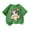 Green, variant on Girls Short Sleeve Breathable Summer T Shirt Cute Cat Print Kids Casual Tee Soft Fashion